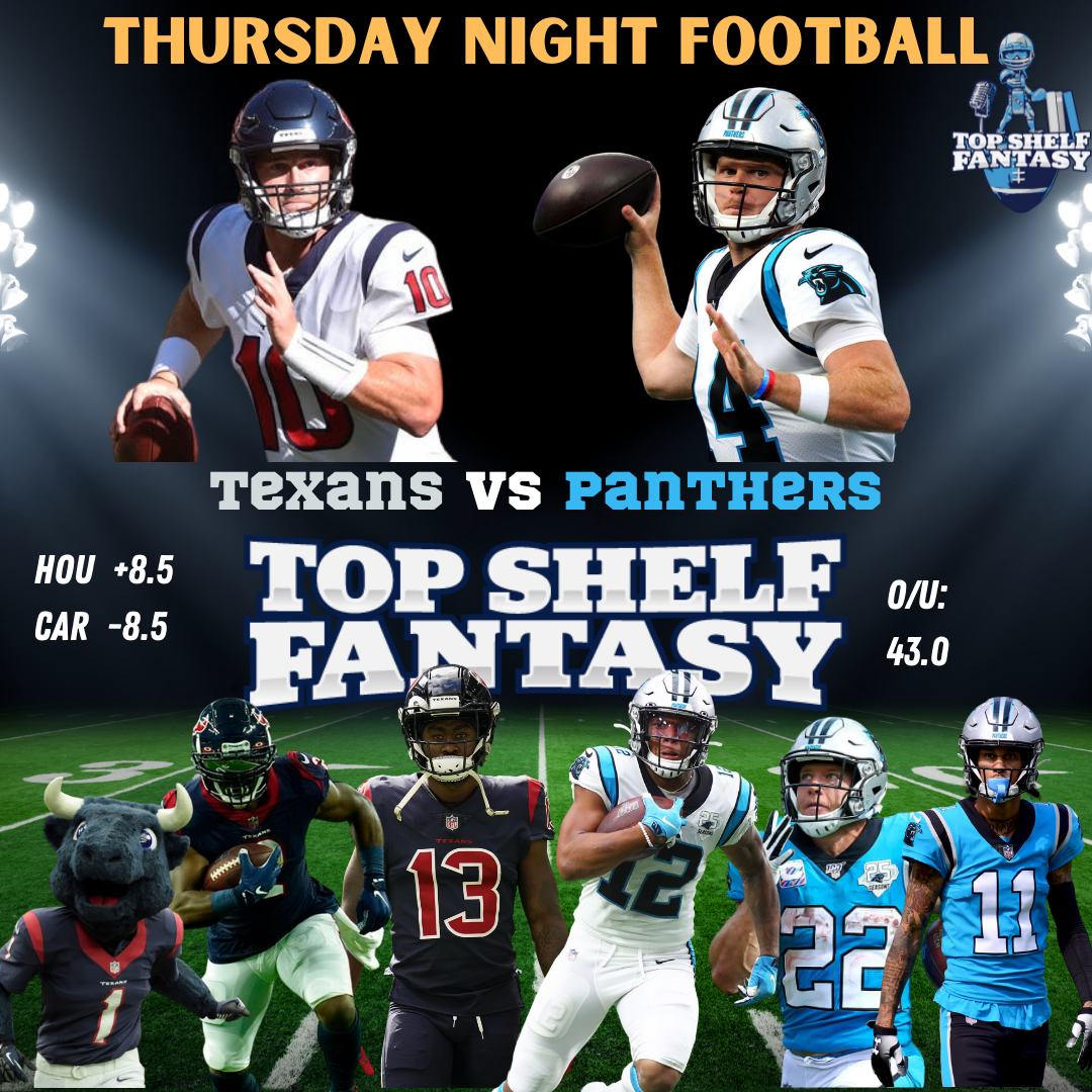 Thursday Night Preview-Week 3 - Top Shelf Fantasy